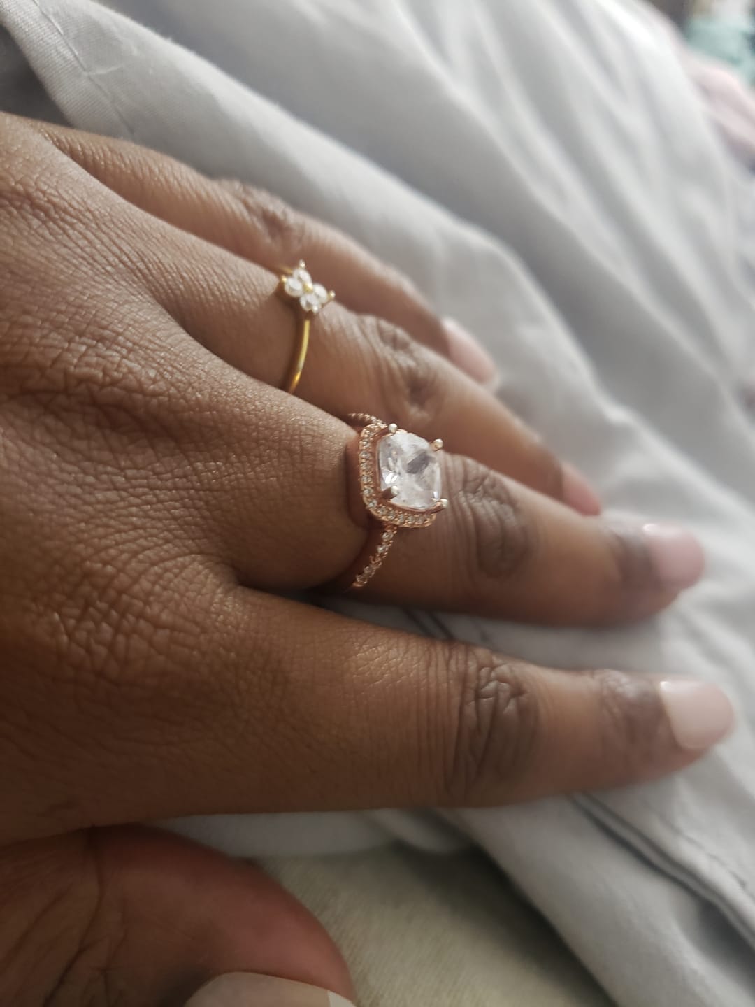 Customer photo review of Silver Timeless Ring