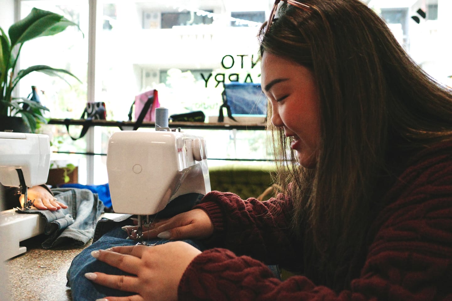 Customer photo review of Intro to Upcycling // Half Day Bag Making