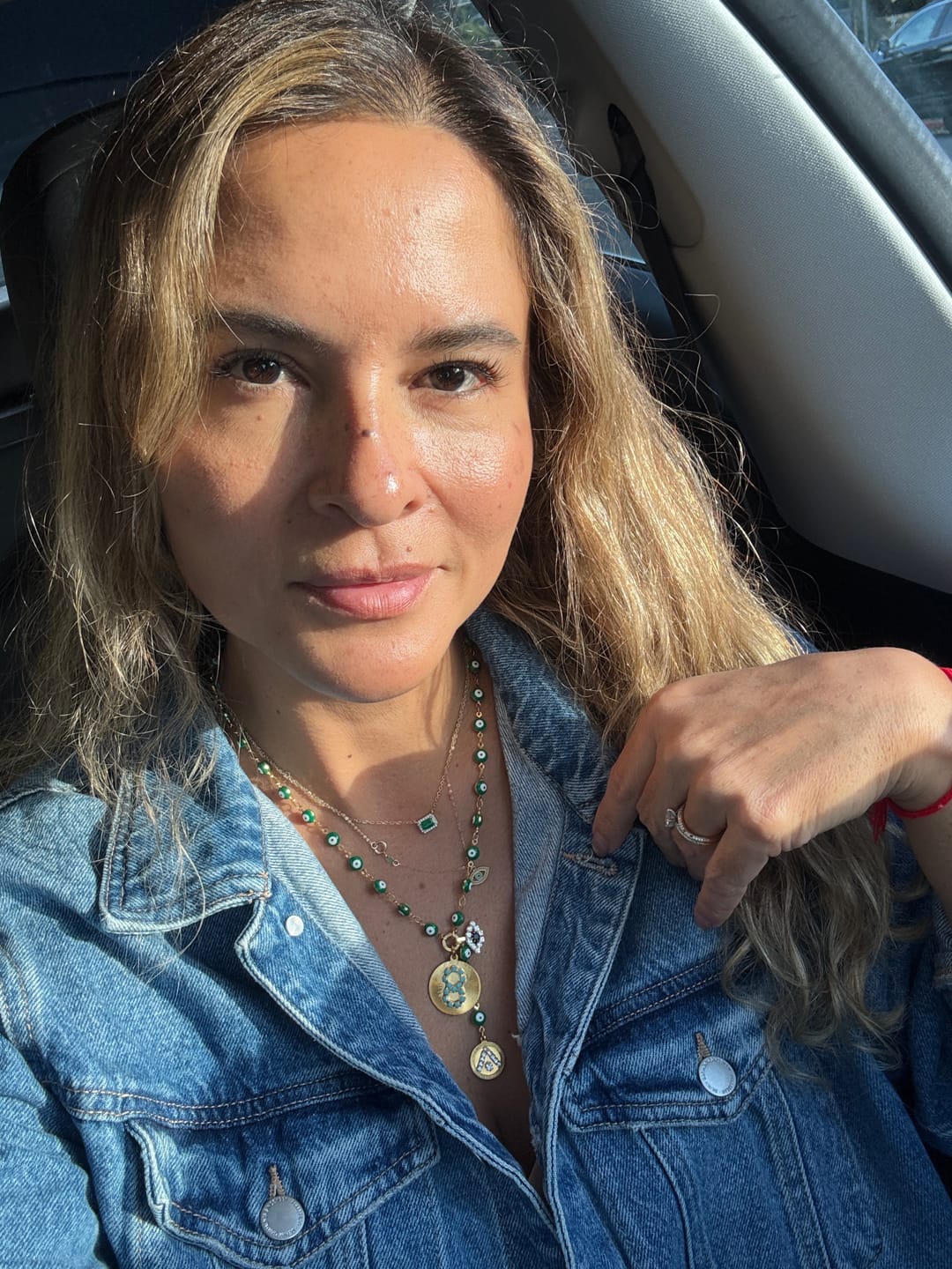 Customer photo review of Galia Necklace
