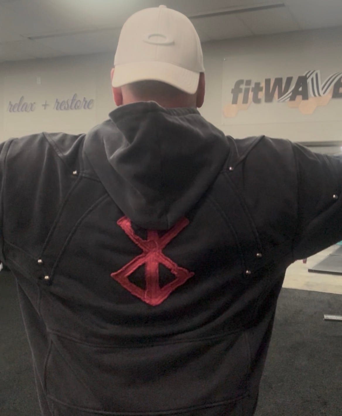 Customer photo review of Tormented Armor Hoodie