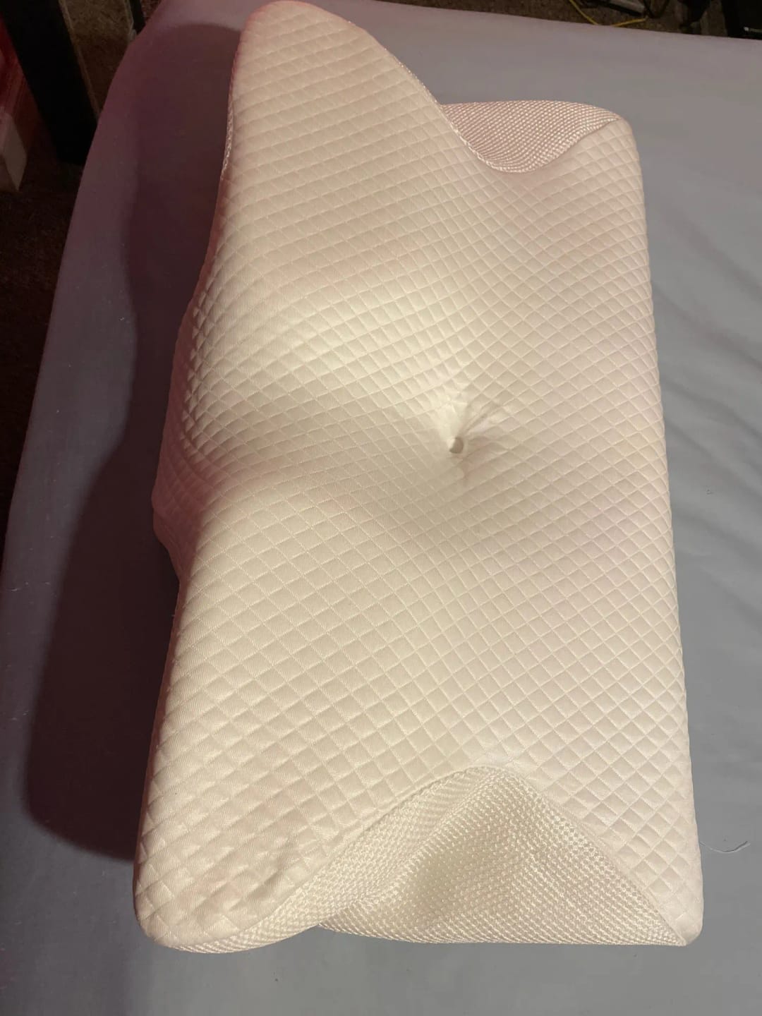 Customer photo review of Almohada cervical ergonómica