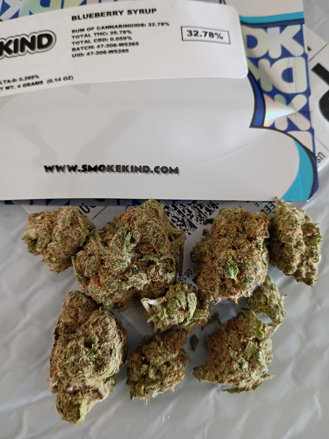 Customer photo review of Blueberry Syrup - 4 Grams - Indica