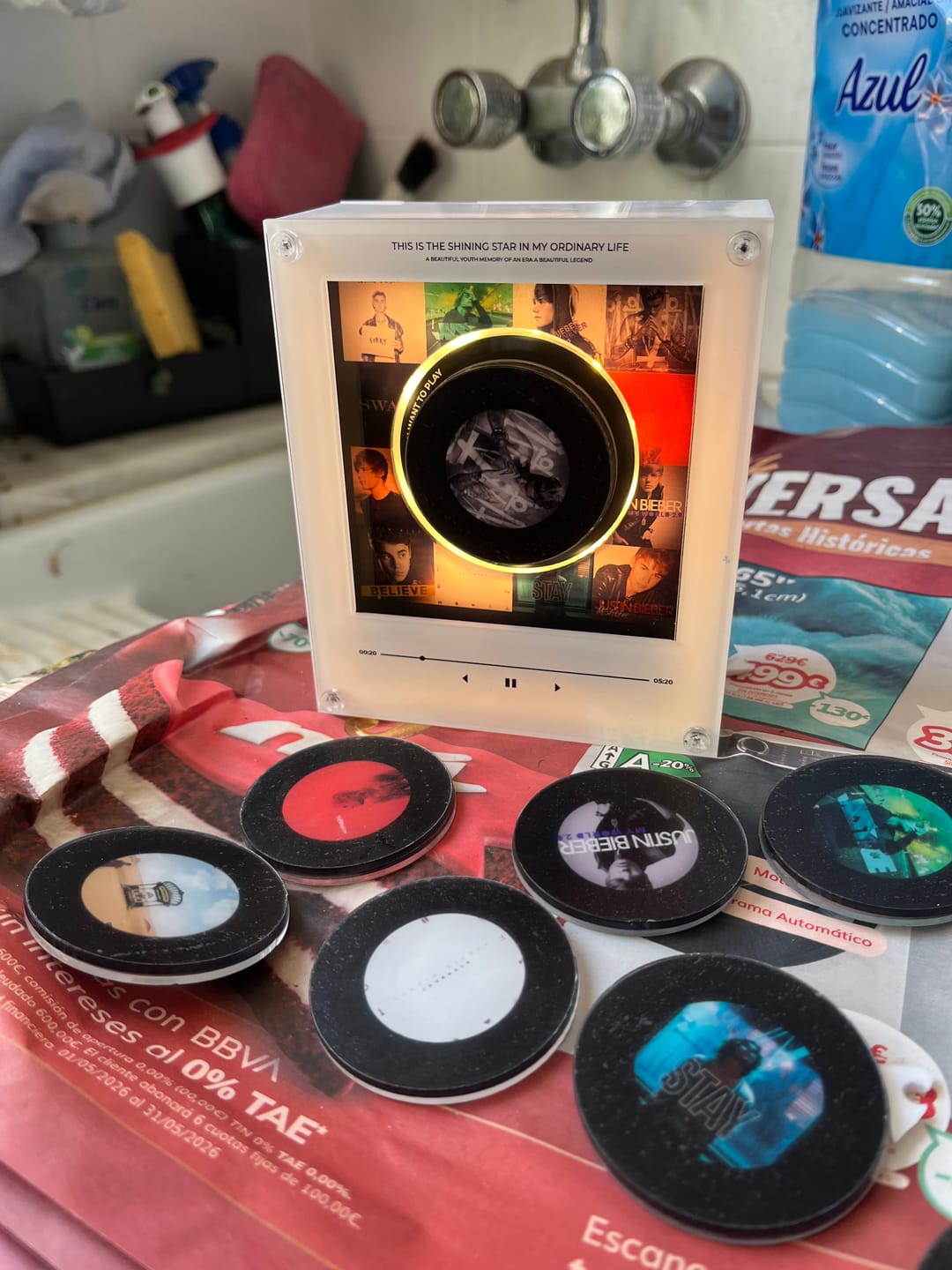 Customer photo review of Replay Music Player - Justin Bieber Edition