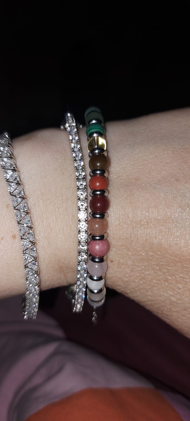 Customer photo review of Bracciale Saturno Alchimia da 6mm