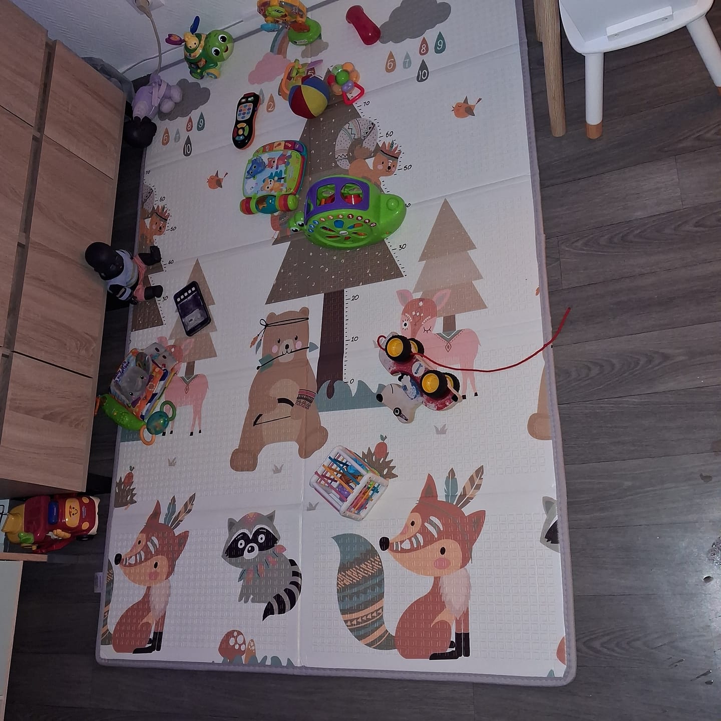 Customer photo review of Tapis Anti-Choc : Créez un grand espace de jeu !