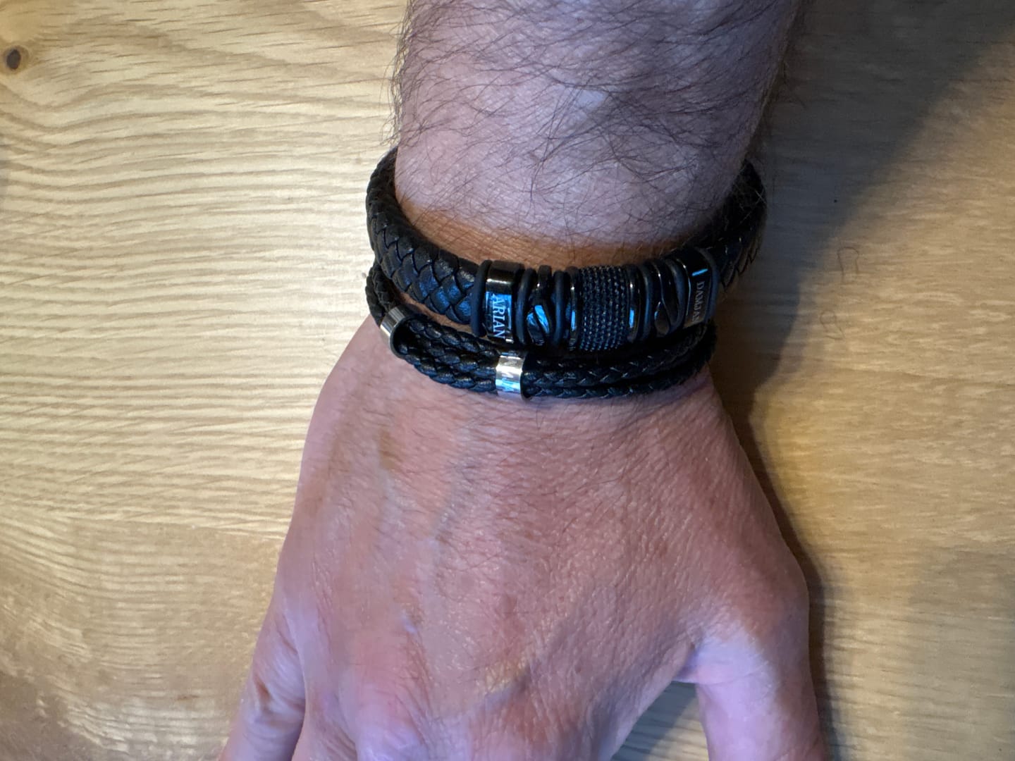 Customer photo review of Bracelet: Obelix