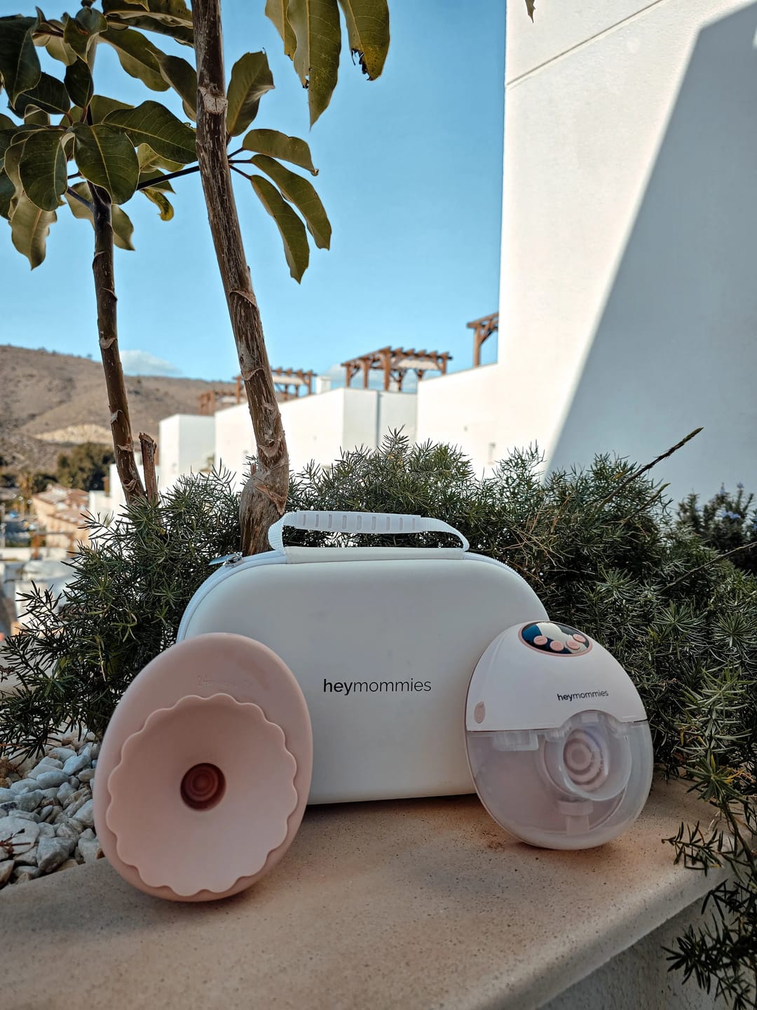 Customer photo review of Draagbare Borstkolf - Heymommies Flow Lite 12
