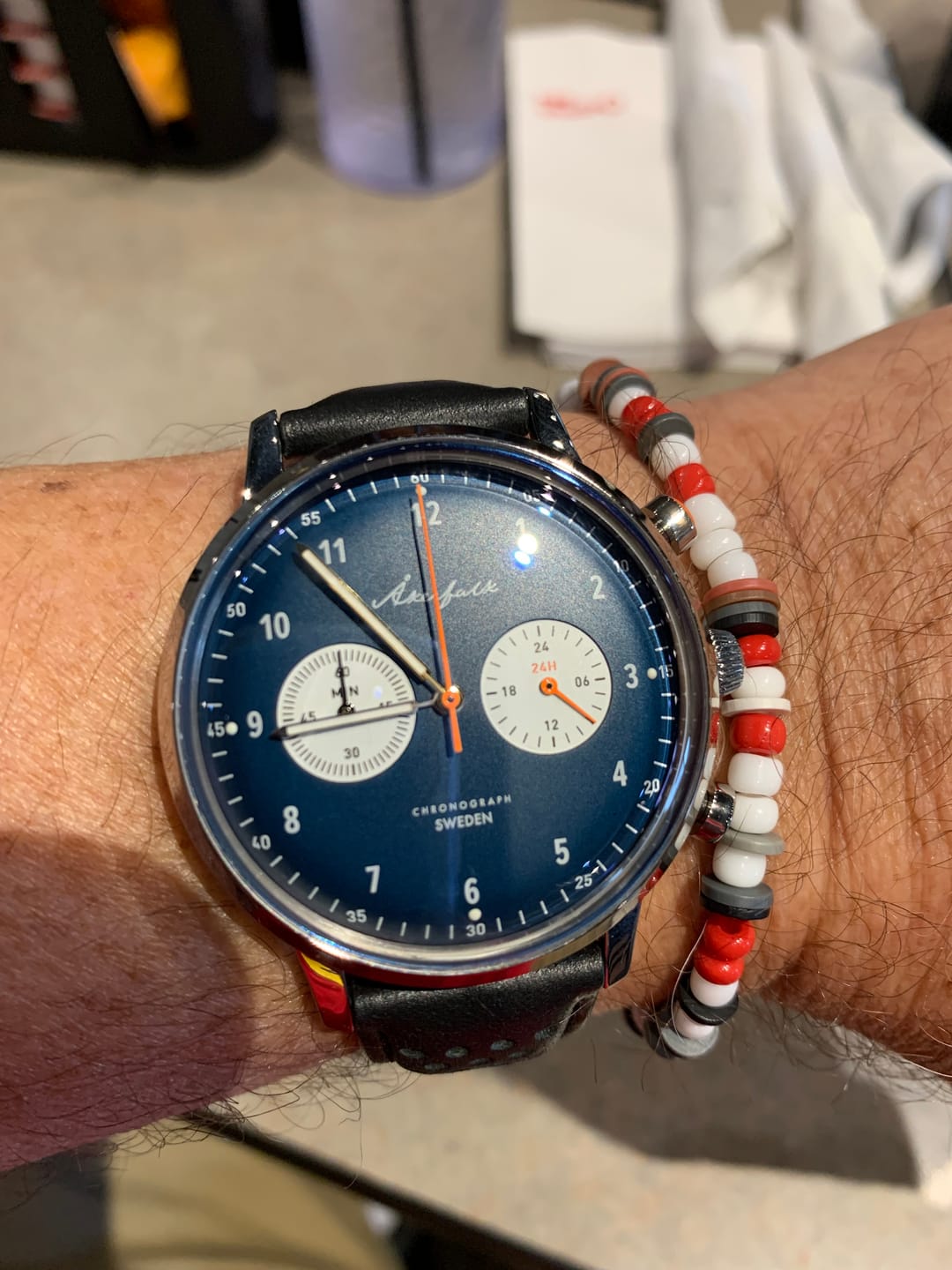 Customer photo review of Chronograph Lake I 12h/24h watch