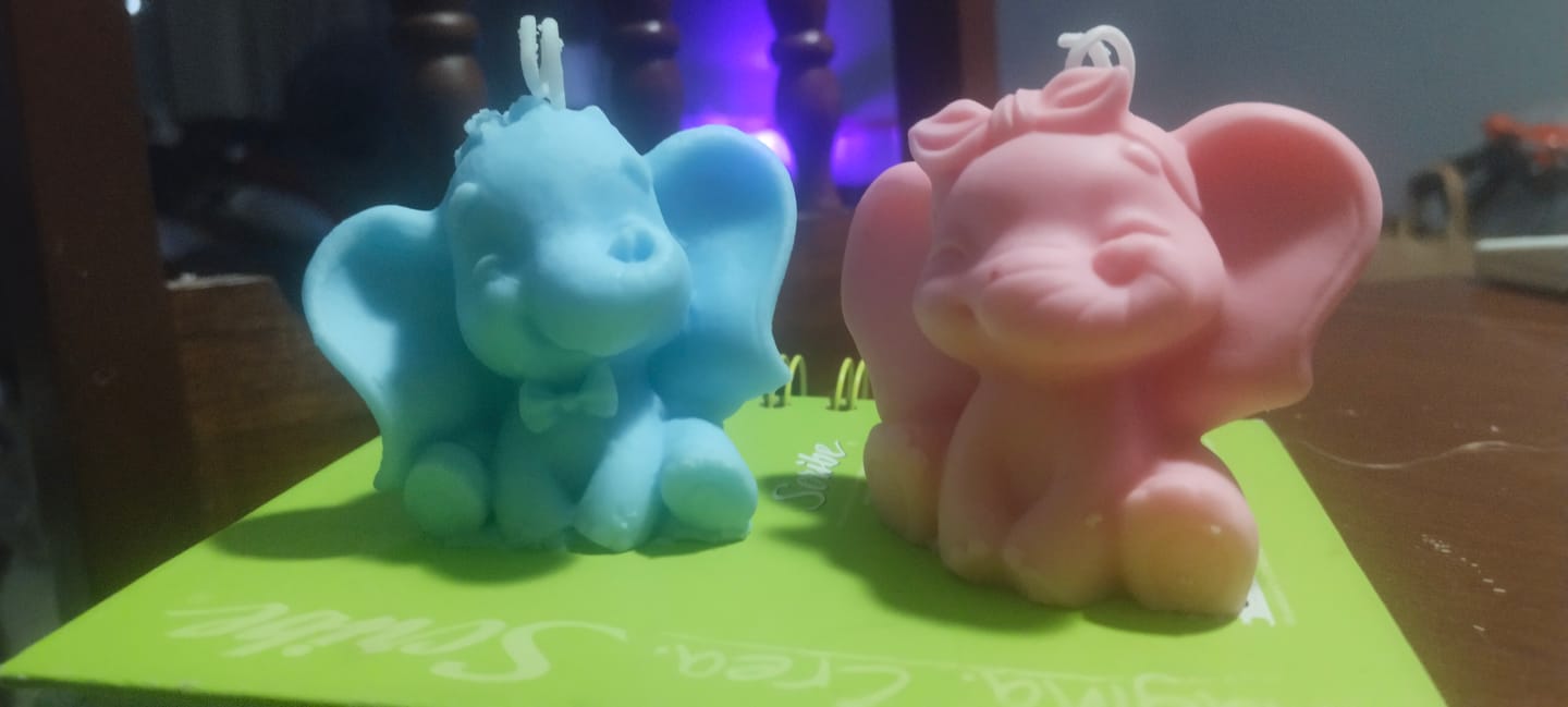 Customer photo review of ✨ Cera Premium Lista para MOLDE – Ideal para Velas de molde ,Waxmelts y figuras decorativas