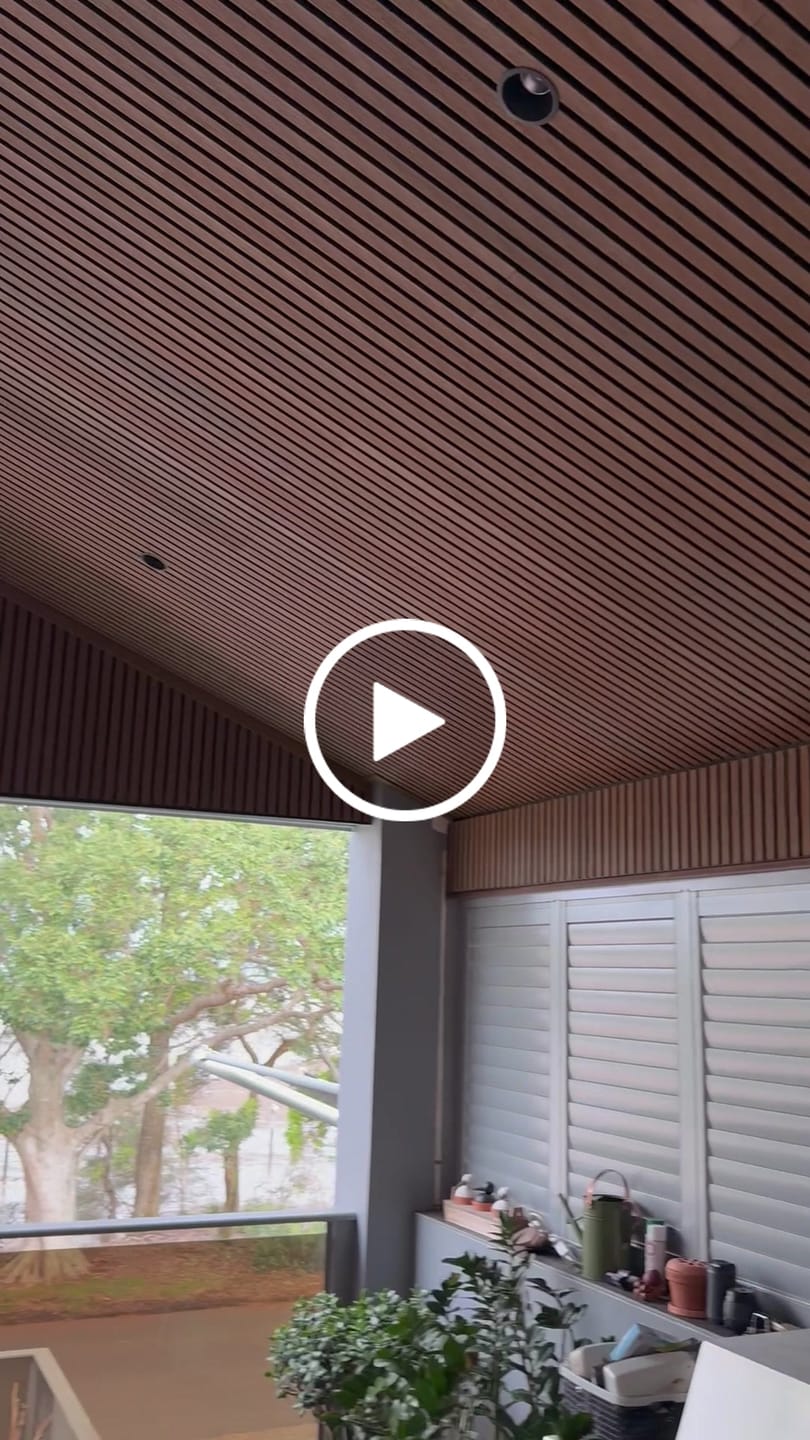 Customer video review of Teak Wood | Outdoor Panel (2.9m)