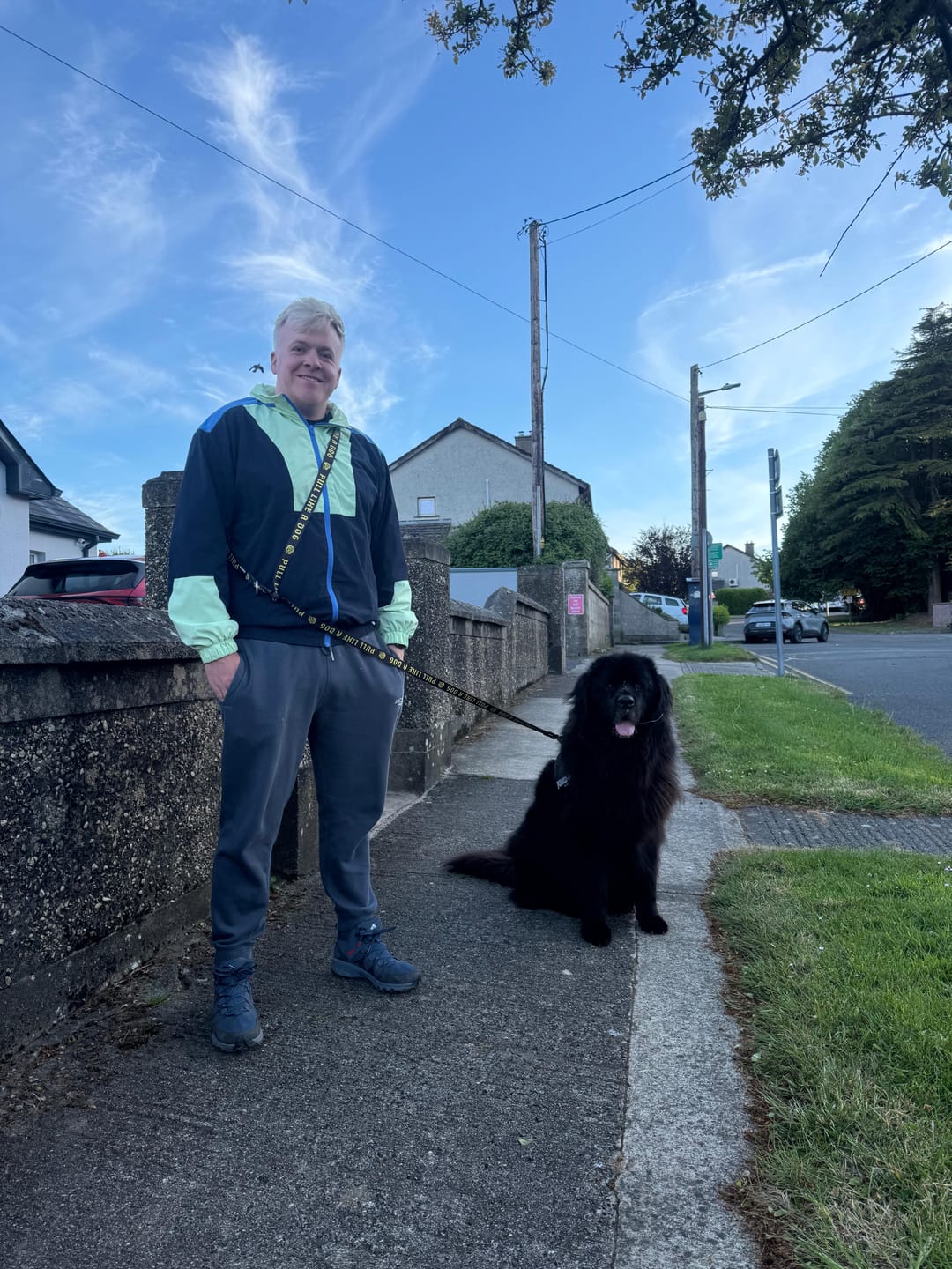Customer photo review of Madra x The Scratch - Handsfree Leash