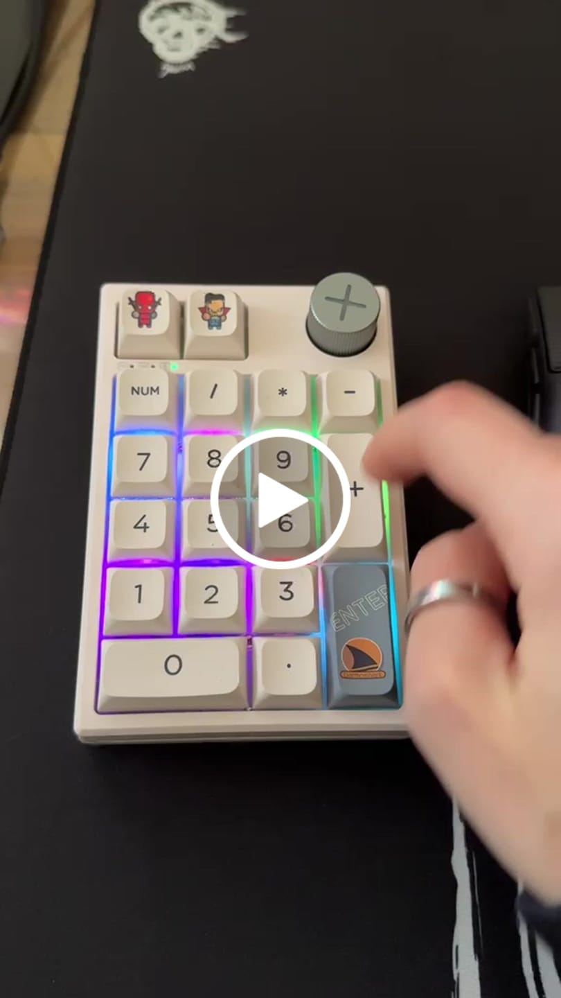 Customer video review of Darmoshark K3 Pro Numpad