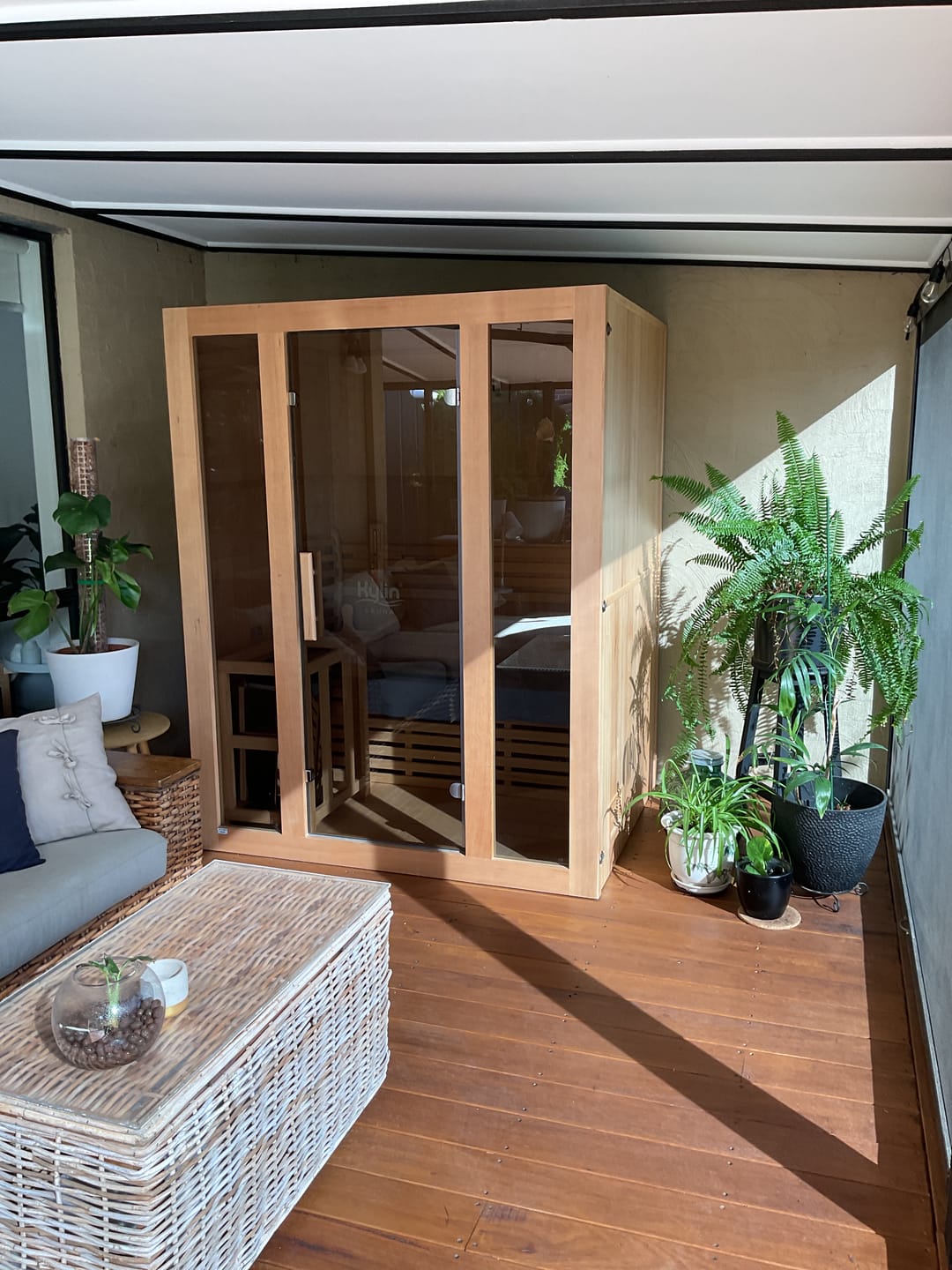 Customer photo review of Kylin Traditional Steam Sauna Room 2 Person QD-EA3