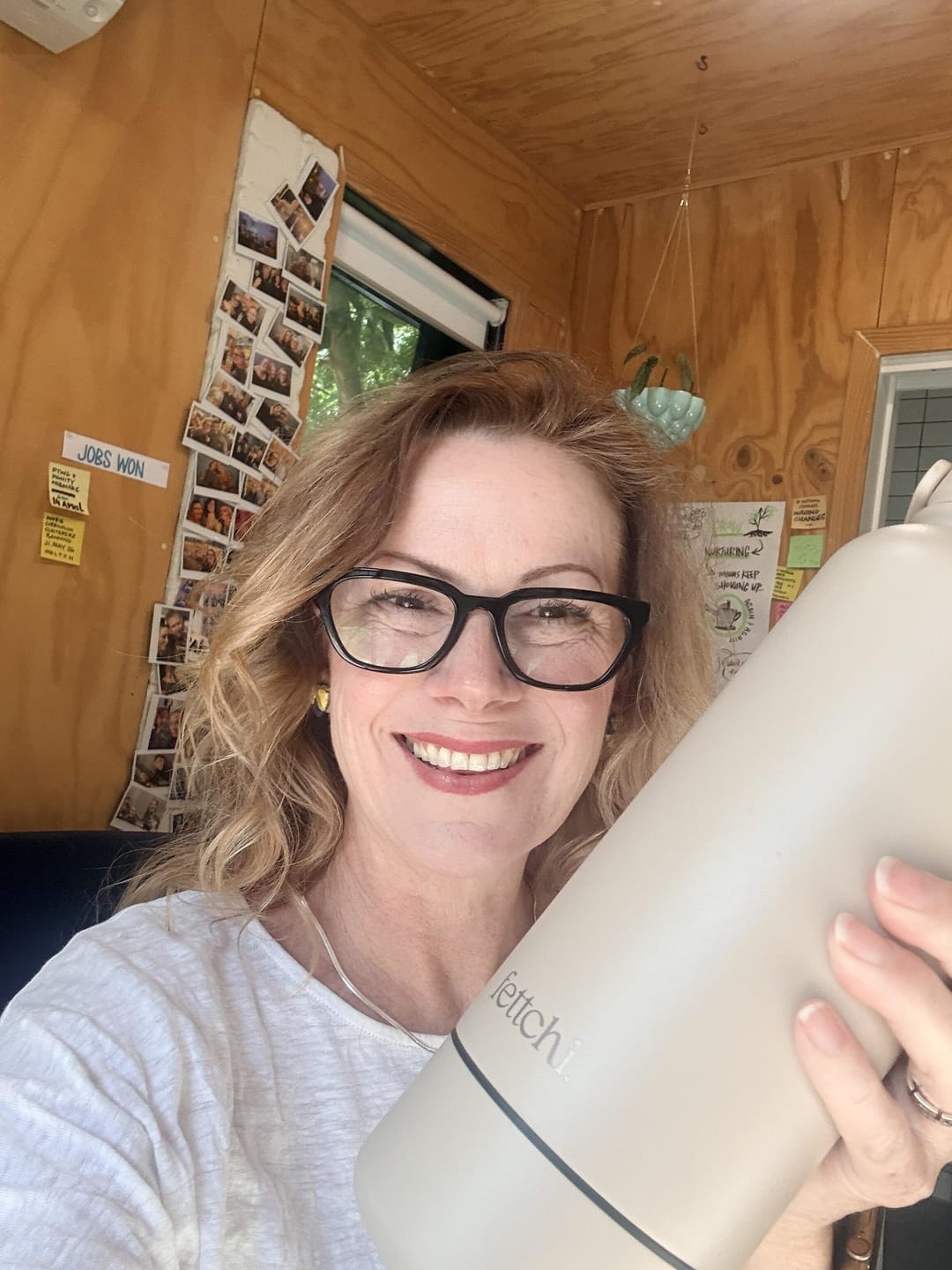 Customer photo review of The Fettchi Bottle - Beige