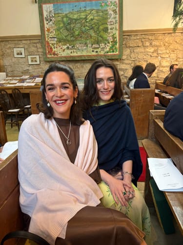 Customer photo review of Brand New Ice Pink Recycled Cashmere Wrap