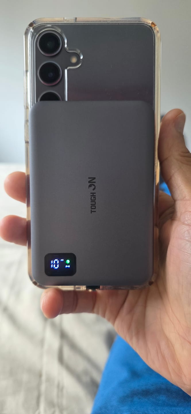 Customer photo review of Tough On 10000mAh Magnetic Power Bank