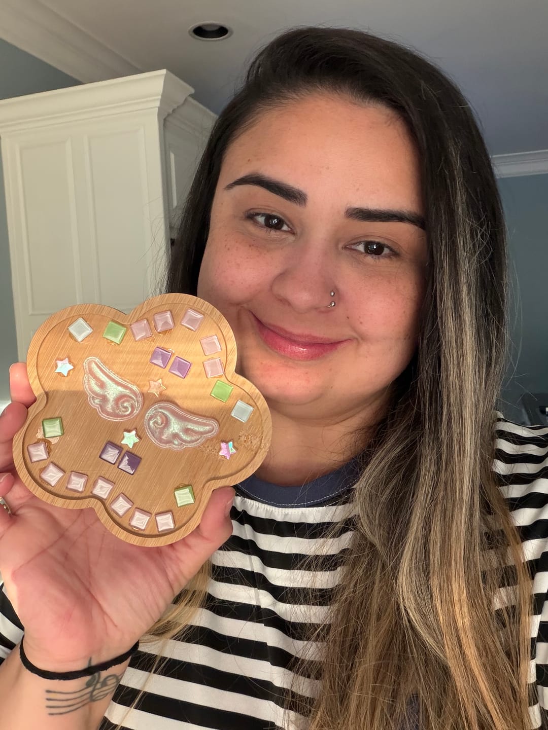 Customer photo review of This Month's Craft DIY Mosaic Coaster