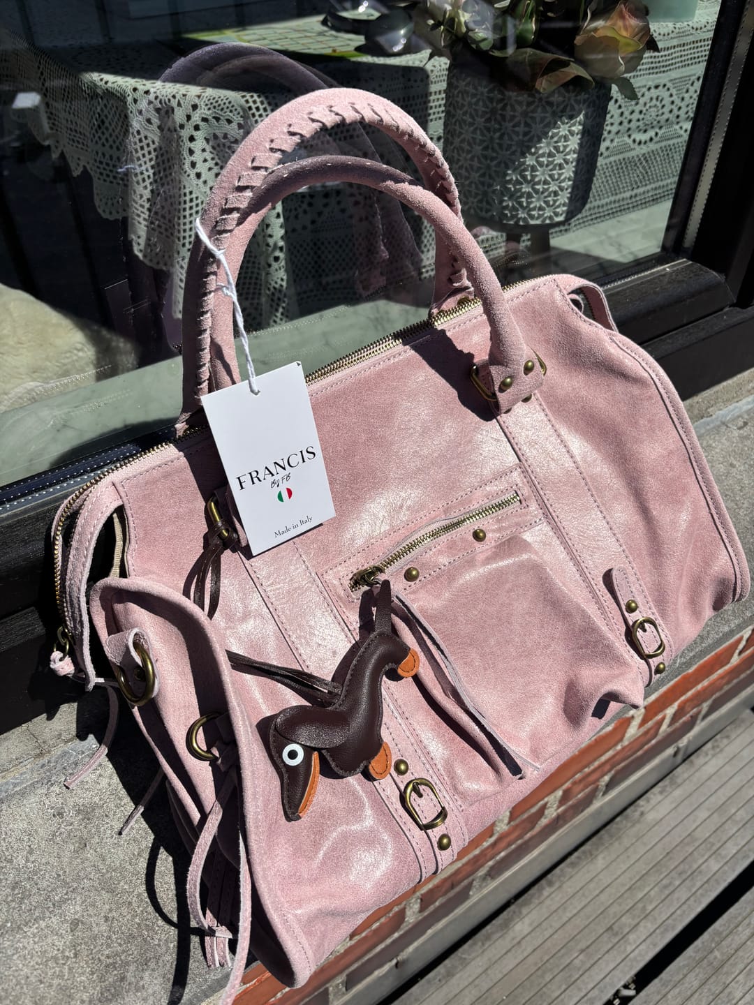 Customer photo review of It girl bag vanilla pink