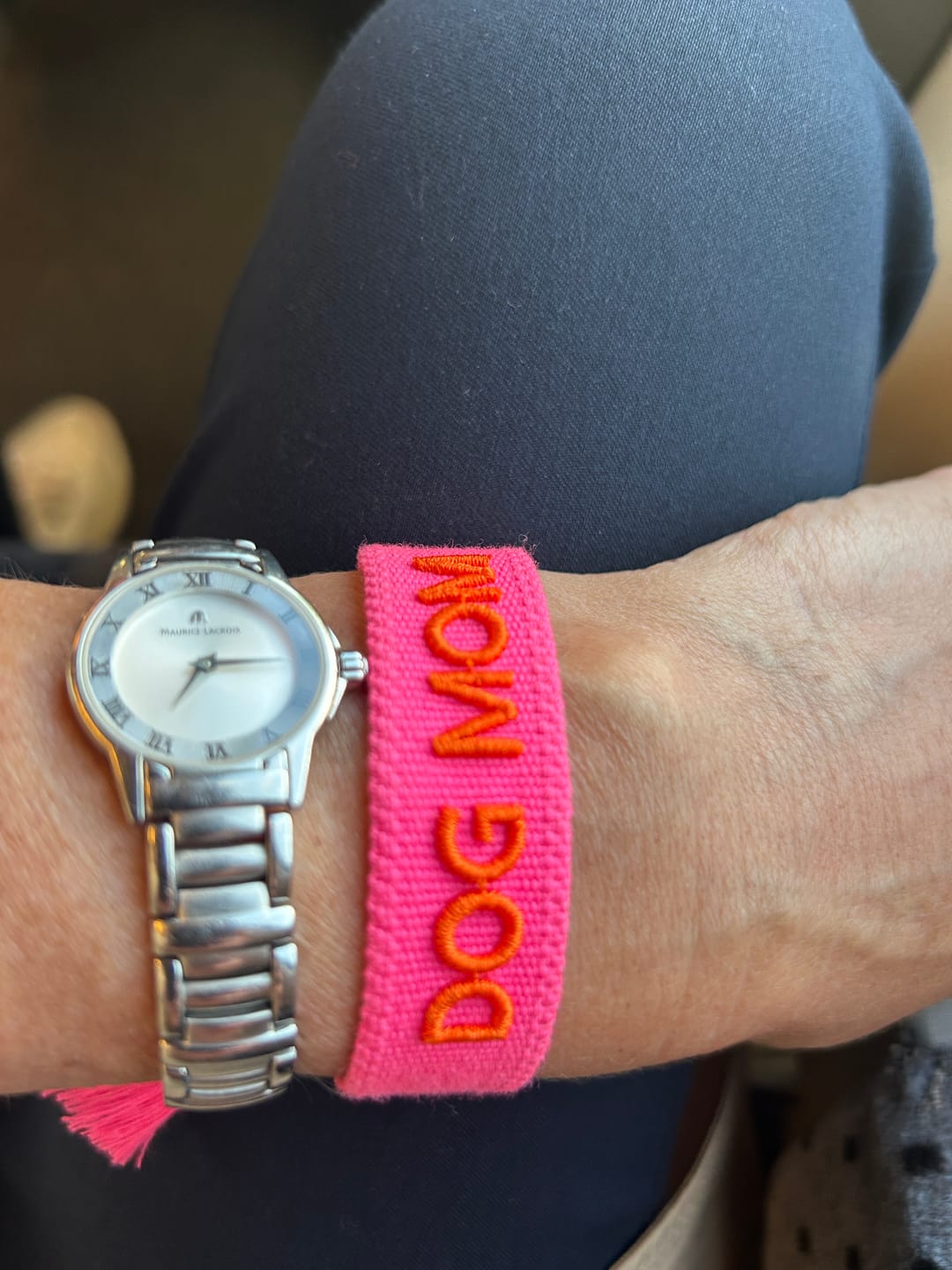 Customer photo review of DOG MOM Statement Armband