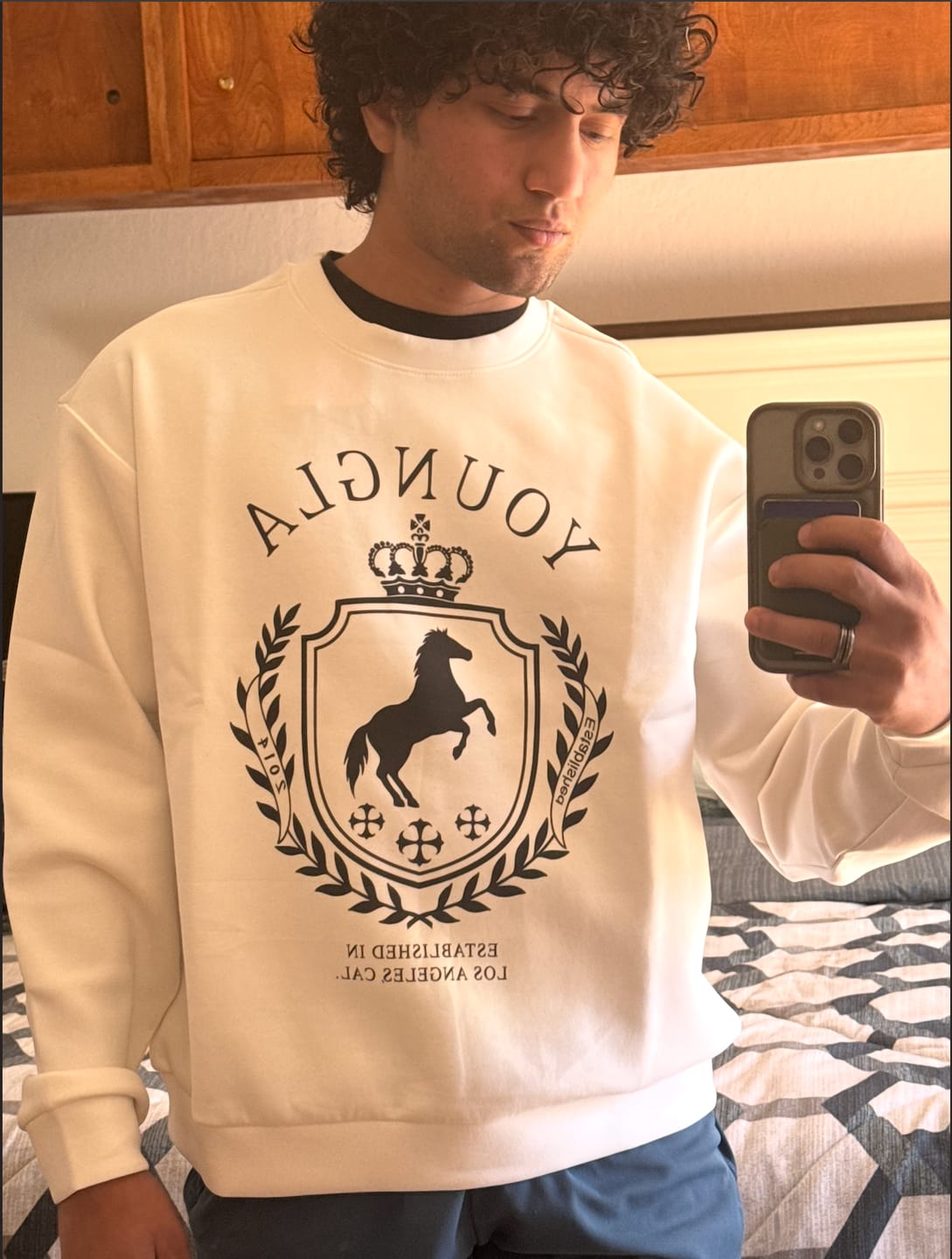 Customer photo review of 5075 - Old Money Crewnecks