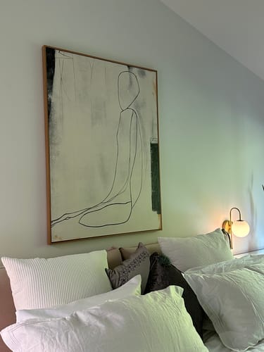 Customer review photo for Contemporary Minimalist Art #MA110