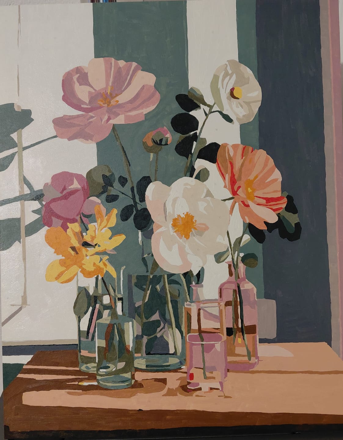Customer photo review of Beauty in glass | Paint by Number