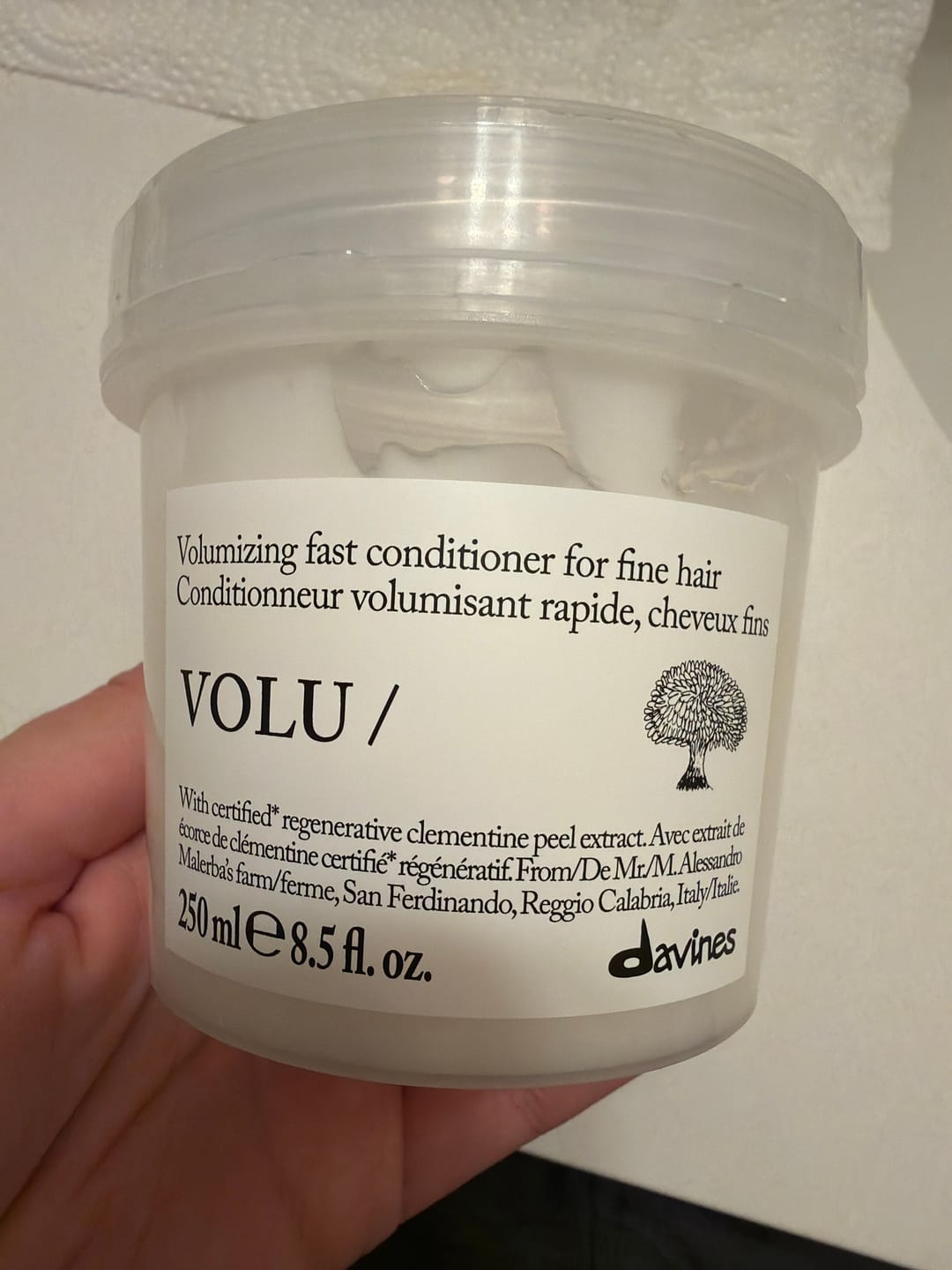 Customer photo review of VOLU Conditioner