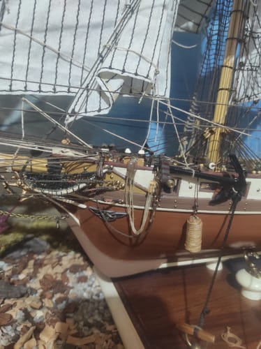 Reseña con foto de un cliente sobre Maqueta Barco Montañés
