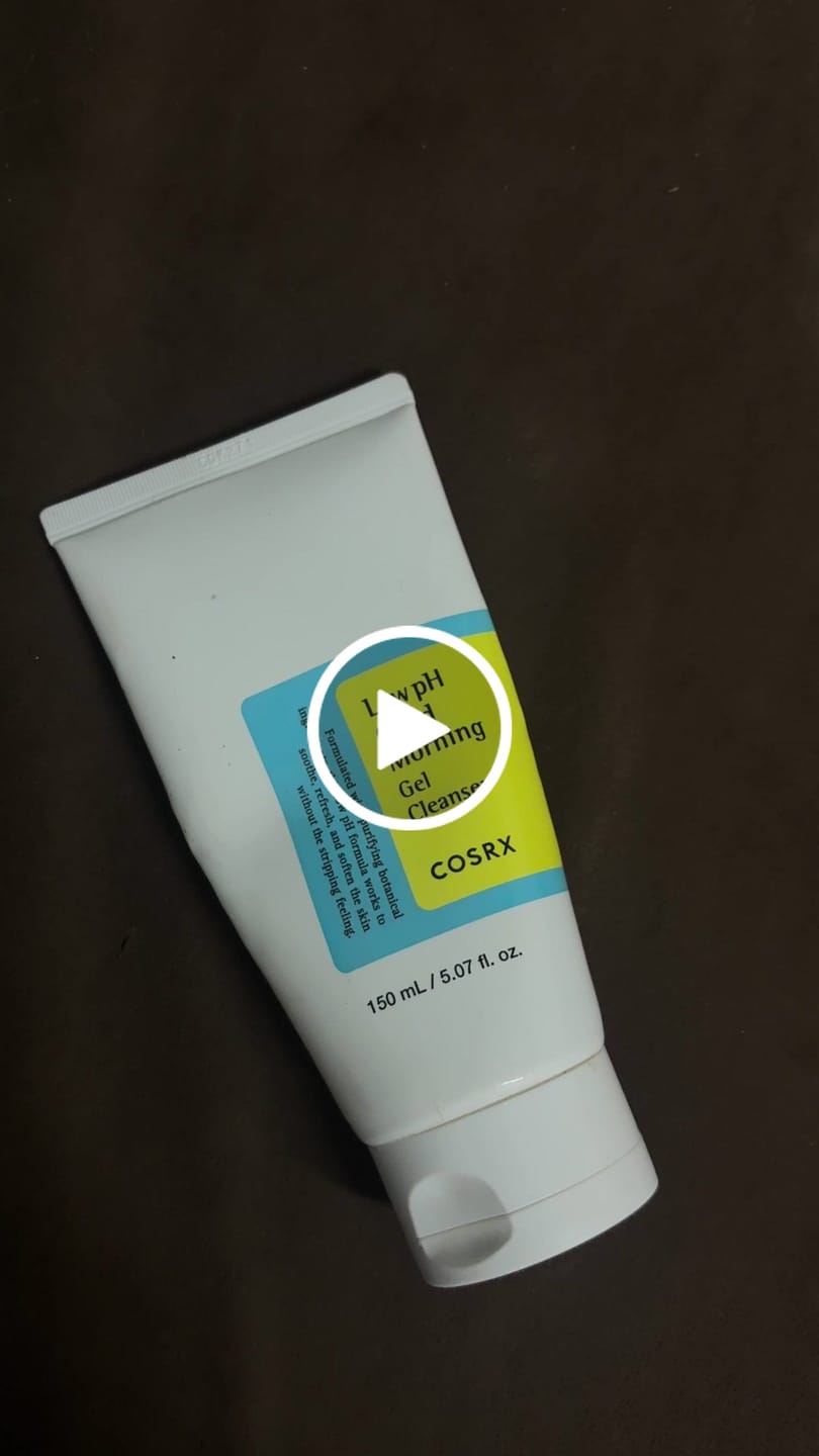 Customer video review of جل منظف صباحي منخفض الحموضة من كوسركس - 150مل