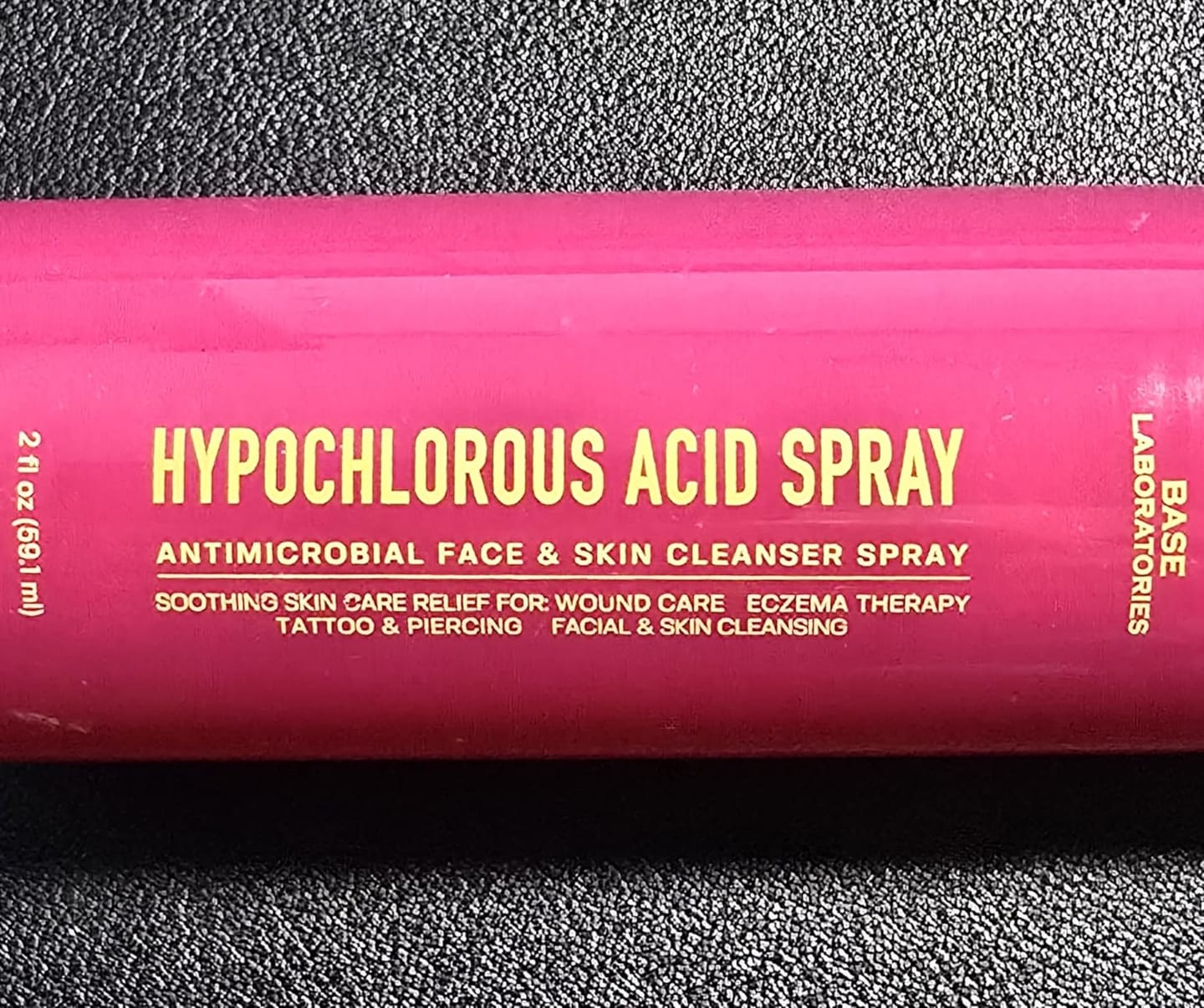 Customer photo review of Hypochlorous Acid Spray – Travel Size Facial Toner & Skin Repair Cleanser (2oz)