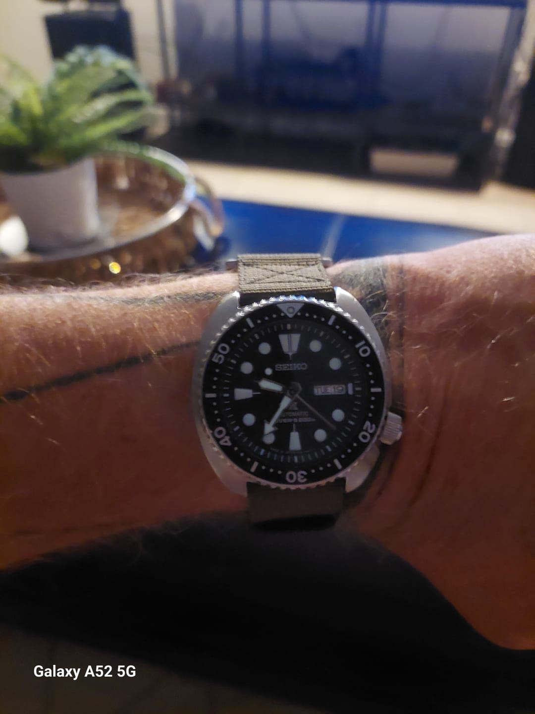 Customer photo review of Glomar Explorer - Hook And Loop Watch Strap