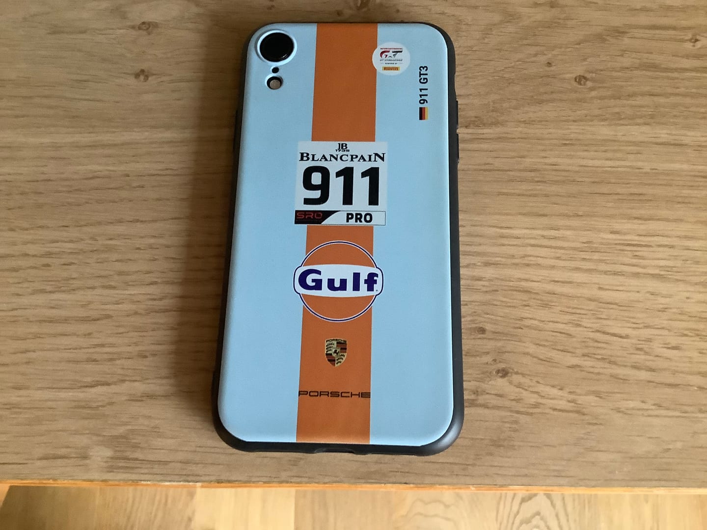 Customer photo review of Gulf Porsche GT Livery - Individuelle Handyhülle für iPhone