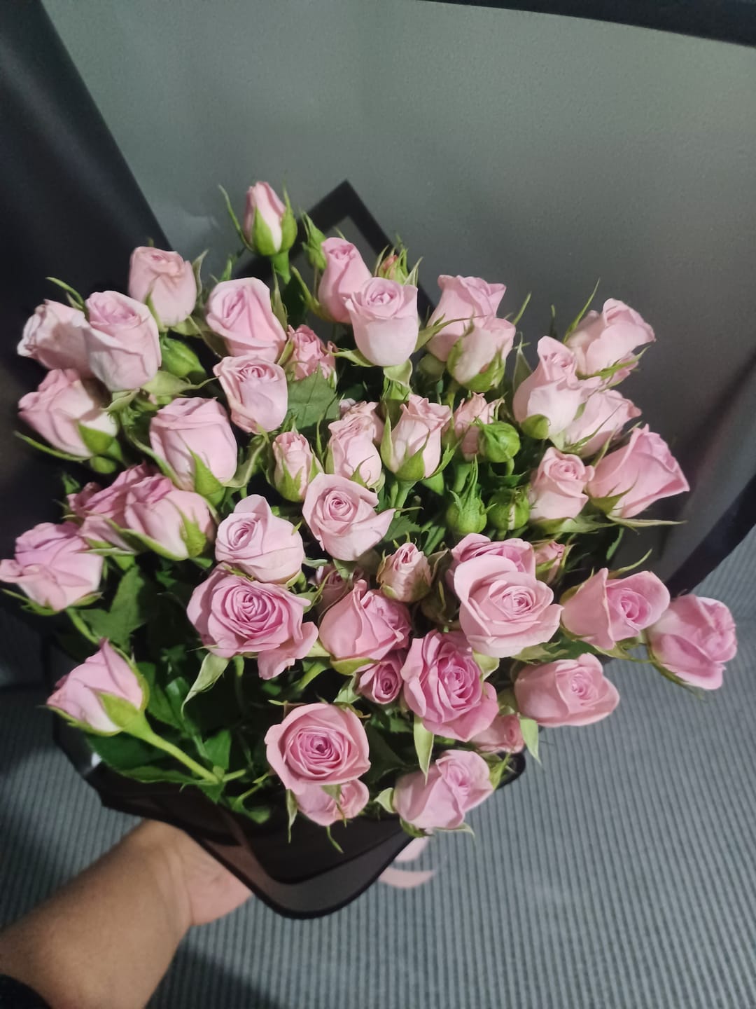 Customer photo review of Baby Roses Bouquet | 10 Roses