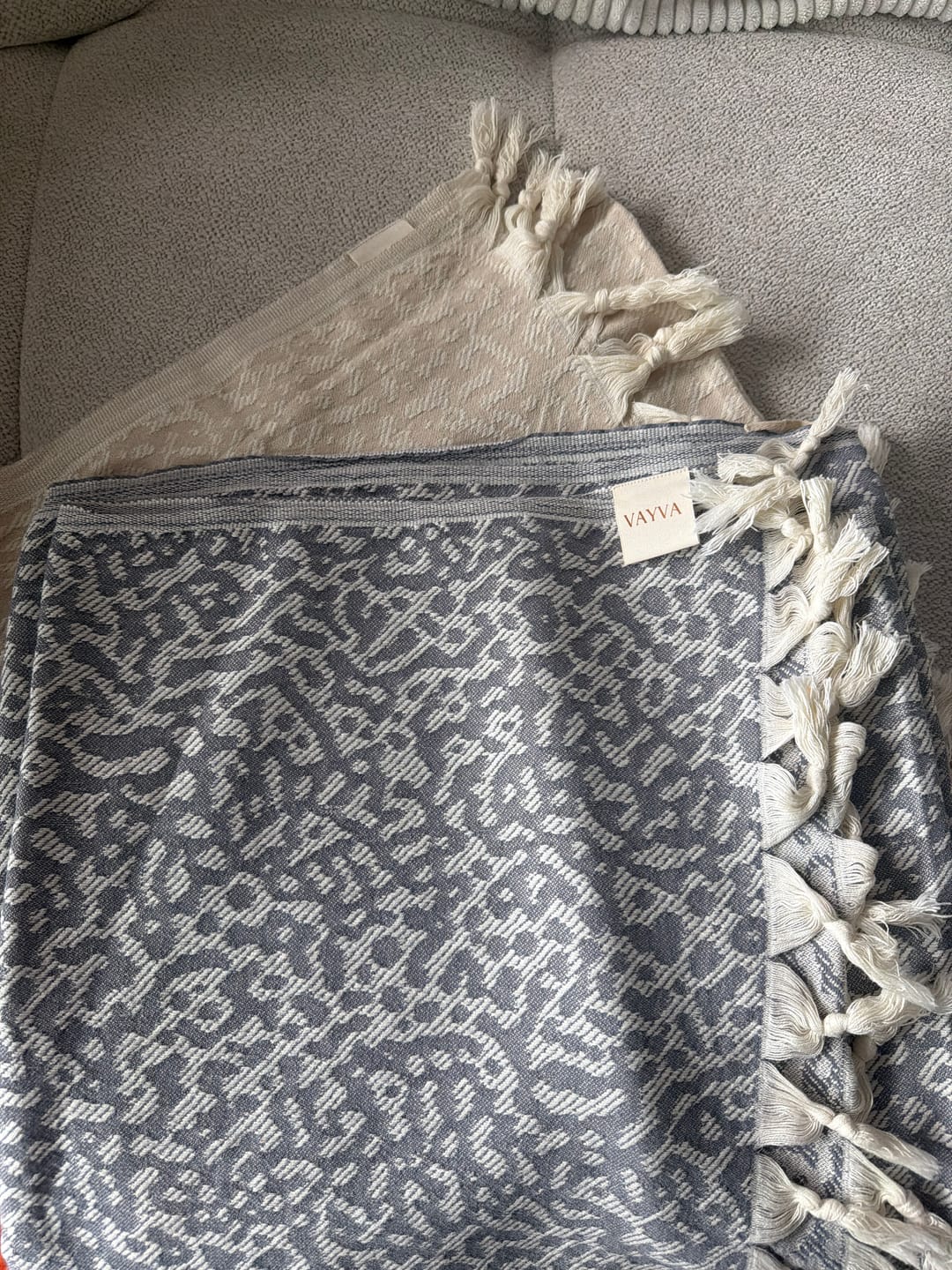 Customer photo review of 2er Set: Leichtes Strandtuch aus Baumwolle | Mykonos