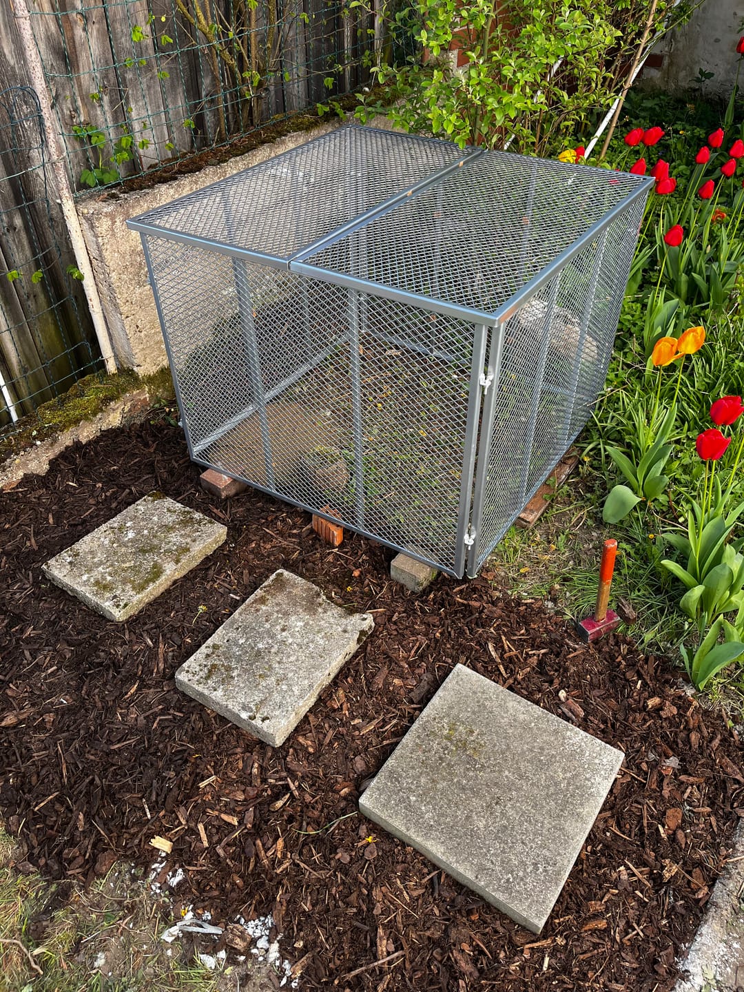 Customer photo review of Komposter Metall 450L/ 750L