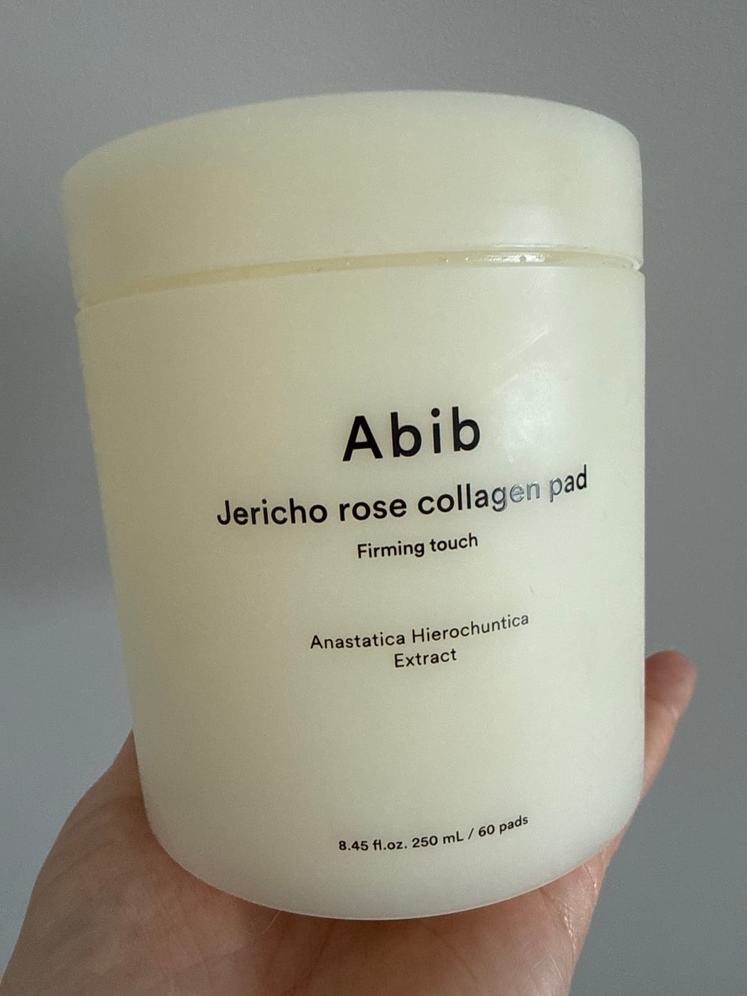 Customer photo review of Barojošs toniks-spilventiņi Abib Jericho Rose Collagen Pad Firming Touch