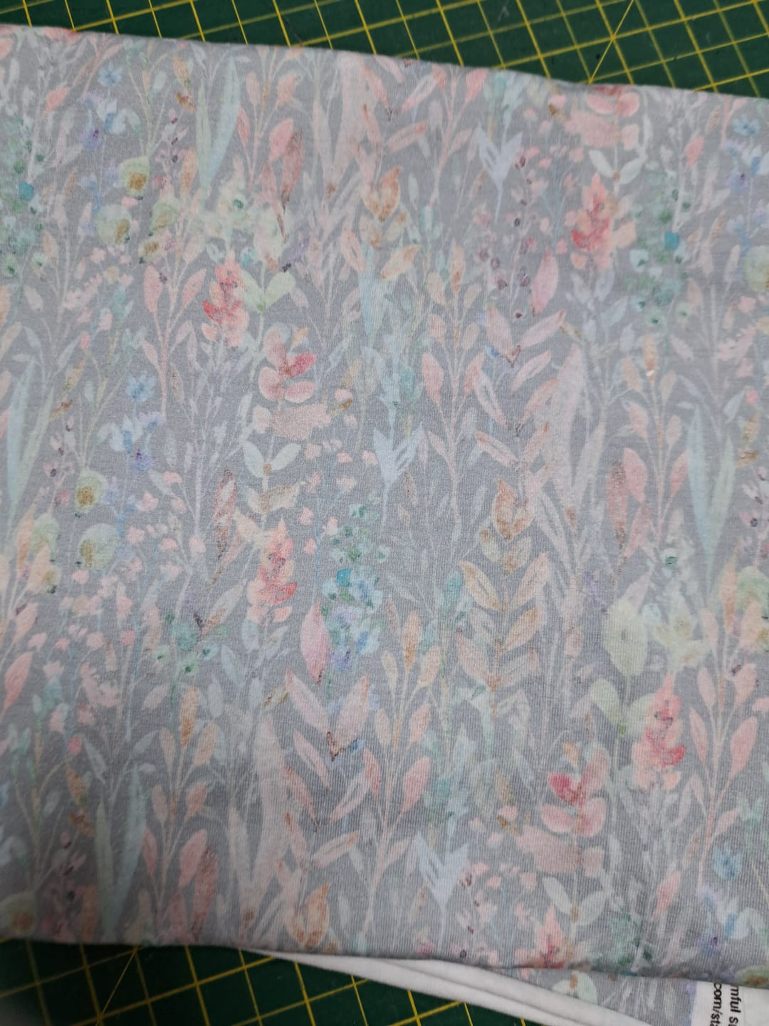 Customer photo review of Busy Gardens Cotton Jersey Fabric