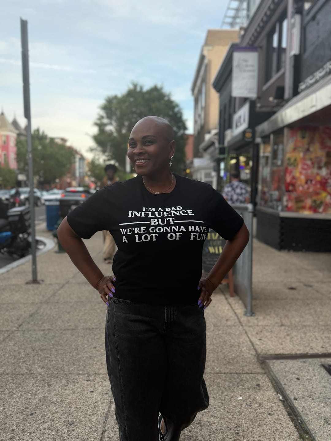 Customer photo review of Bad Influence Crop Top