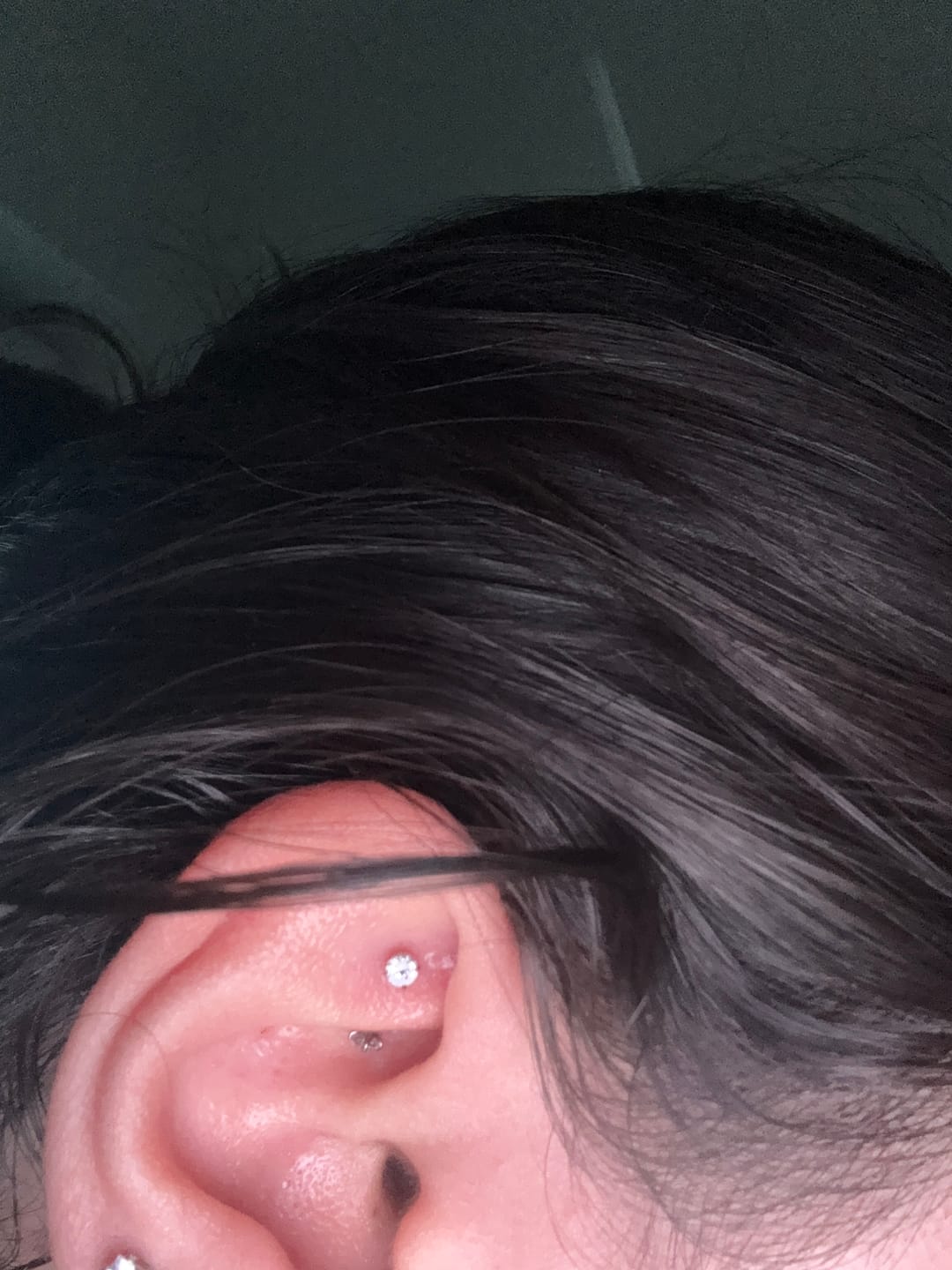 Customer photo review of Britney Rook Piercing | Titan