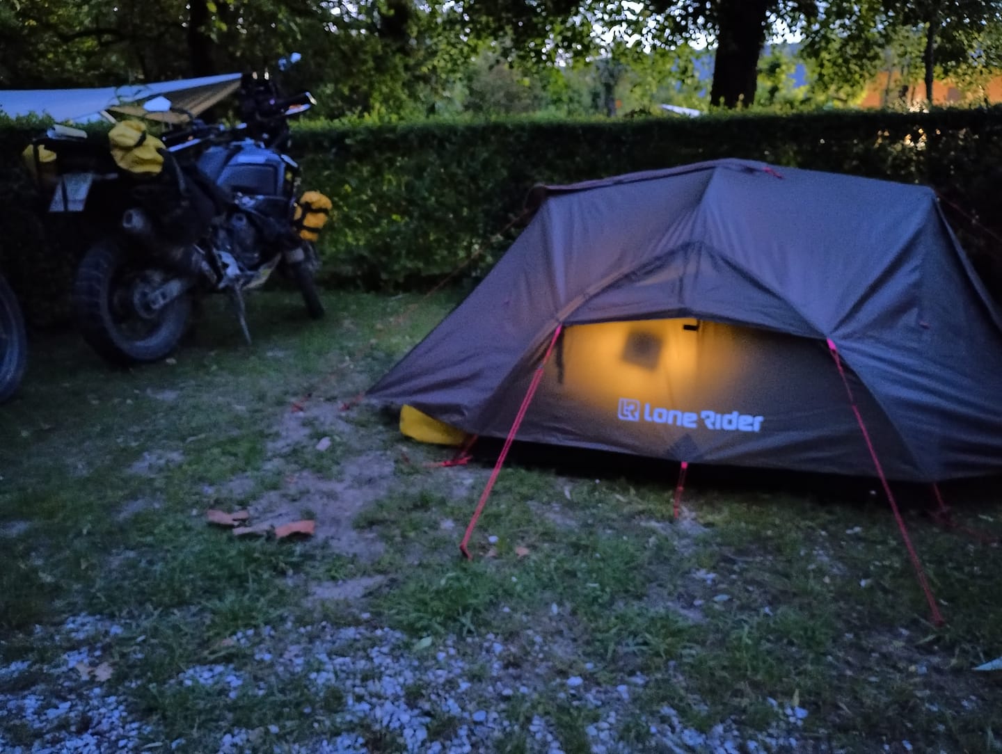 Customer photo review of ADVTent - Adventure Motorcycle Tent