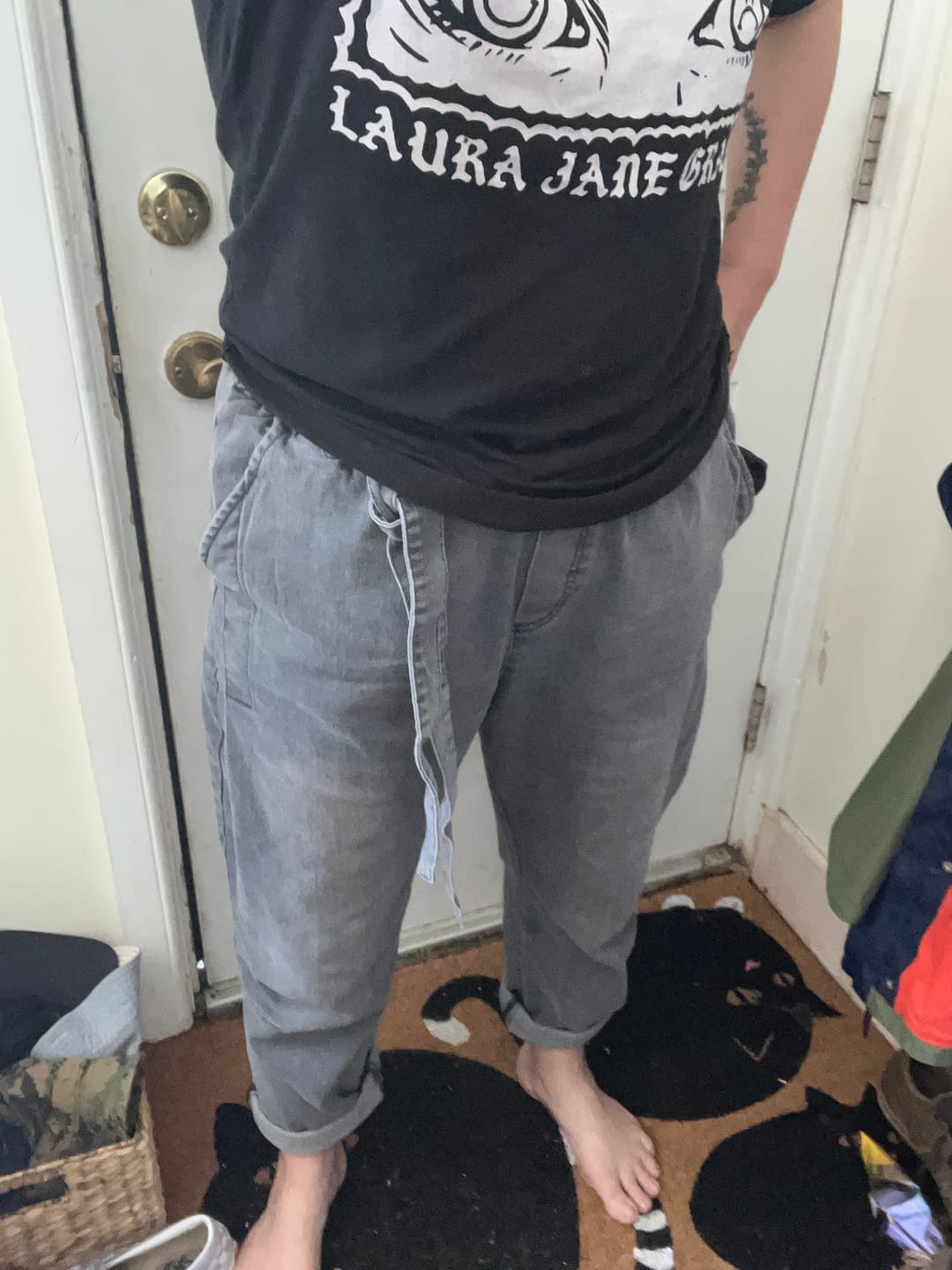 Customer photo review of Oleno Soft Washed Pants