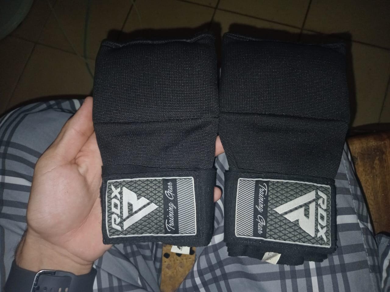 Customer photo review of Guantes Interiores para Boxeo, MMA, Muay Thai IS2 (Par)