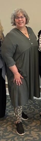 Customer photo review of Lagenlook Cotton Dress with Pockets - 12573