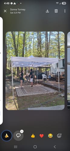 Customer photo review of Premium+ Series Heavy Duty Instant Canopy Tent with Sidewalls - 10x10, 10x15, 10x20
