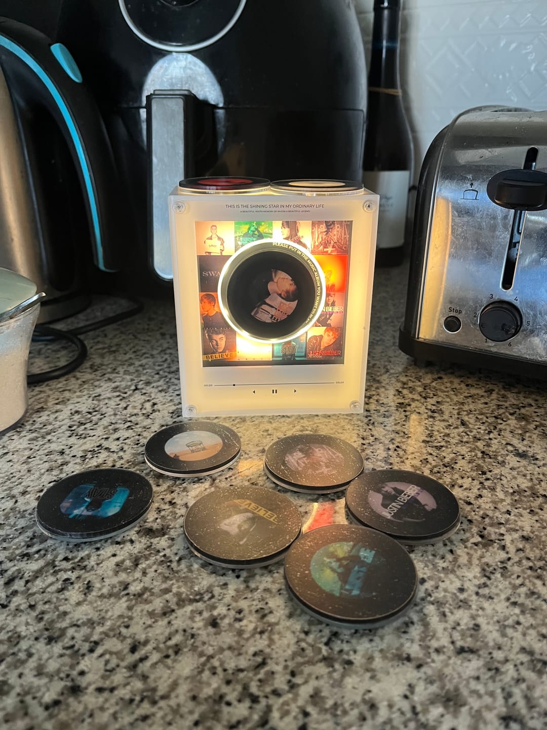 Customer photo review of Replay Music Player - Justin Bieber Edition