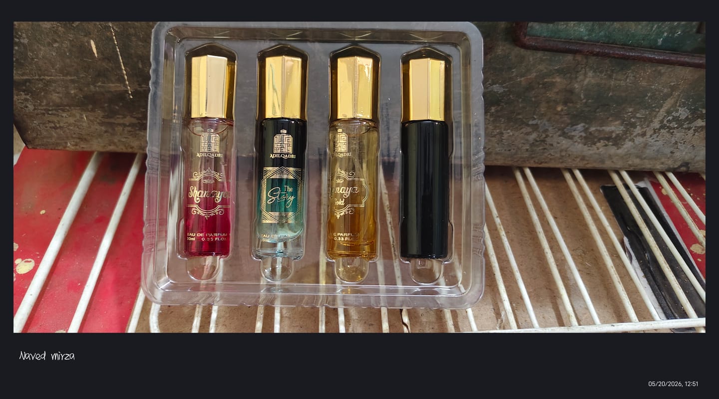 Customer photo review of Perfume Gift Set 4 Pcs Premium Perfume Spray
