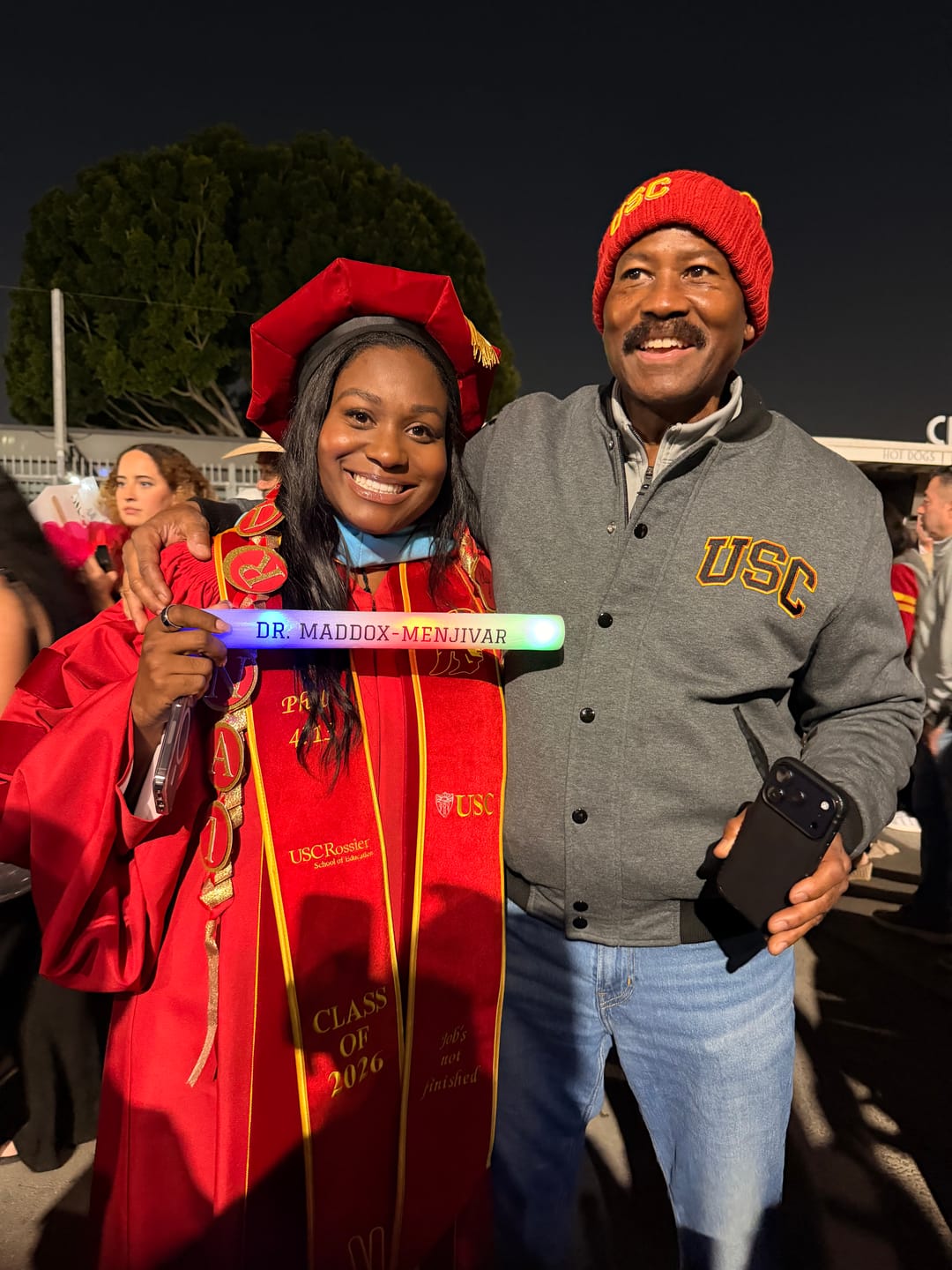 Customer photo review of Graduation & Prom Glow Sticks