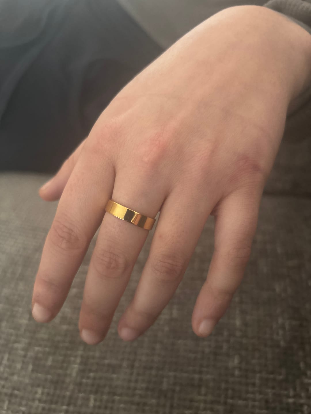 Customer photo review of Essential Ring (Gold)