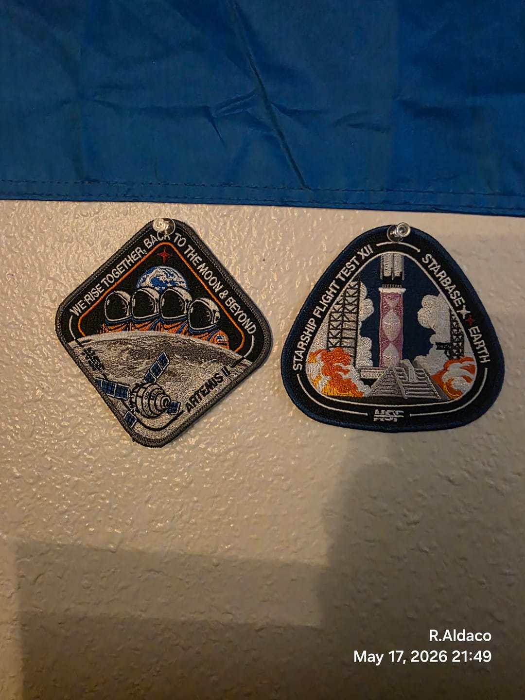 Customer photo review of Starship Flight 12 - Collectors Patch