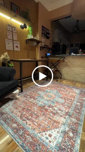 Customer video review of Tuscany Medallion Chenille Rug